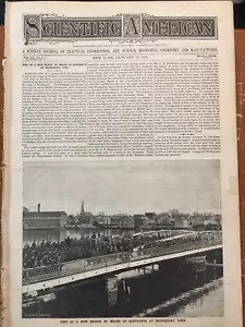 Bridgeport CT Connecticut Elephant Test 1889 Passaic NJ-Forth Bridge - Imagen 1 de 11