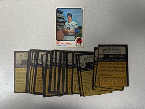 28 Card Lot Rick Reuschel Rookie RC 1973 Topps OPC #482