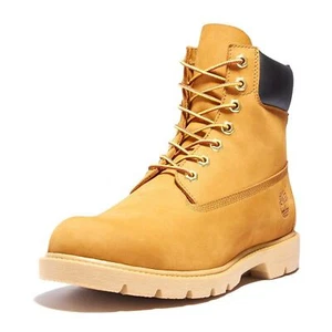 NEW TIMBERLAND MEN'S 6 INCH PREMIUM WATERPROOF BOOT, WHEAT NUBUCK, 9 - Picture 1 of 6