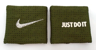 Pulseras Nike Terry para hombre adulto verde áspero/blanco Foto 1 de 4