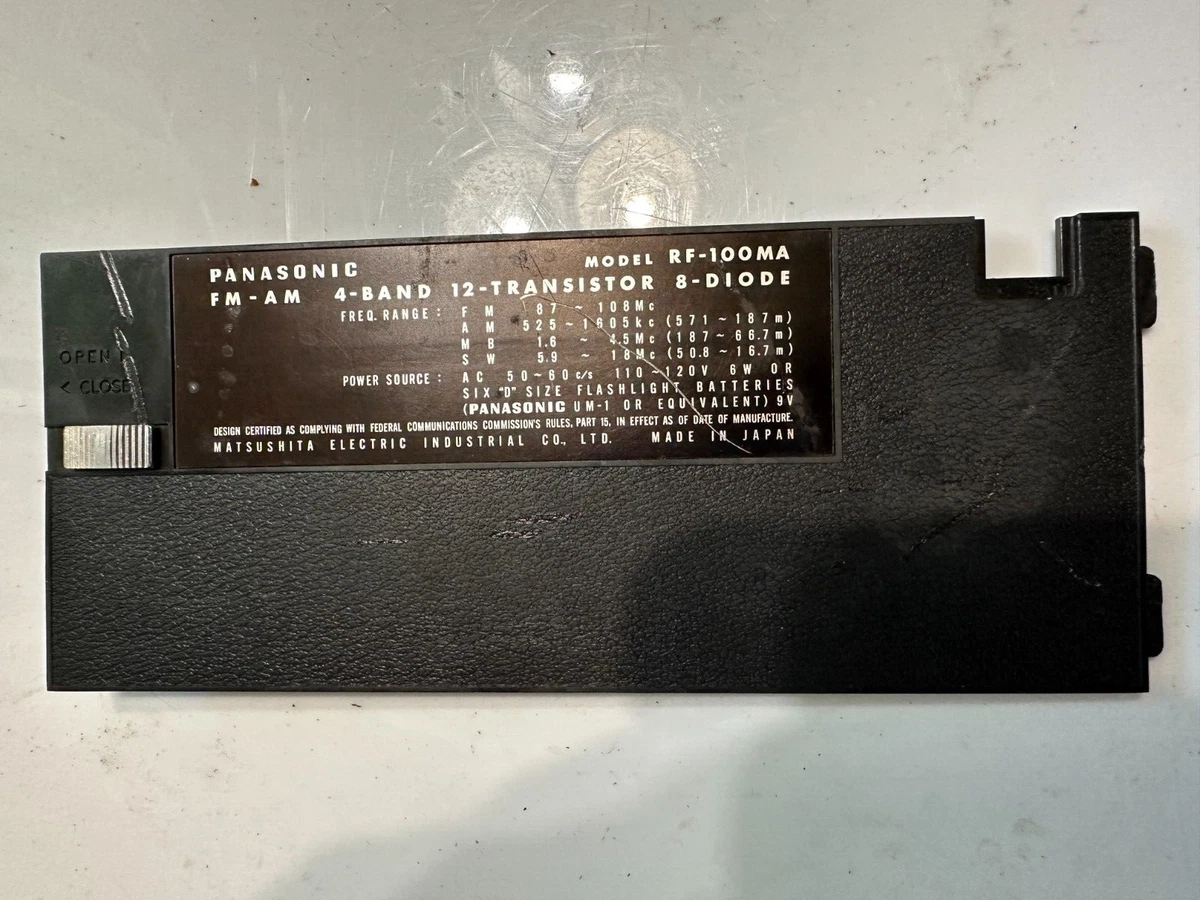 national panasonic Vintage Audio & Video Electronics for sale | eBay