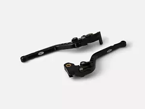 Meteor/Classic/Hunter 350 - Adjustable Brake and Clutch Levers Set - Black - Picture 1 of 4