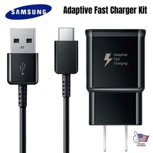 Fast Wall Charger Adapter 4FT USB Type C Cable For Samsung Galaxy S8 S9 Android - Picture 1 of 9