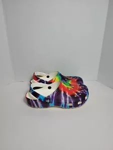 Crocs Zoccolo Classico Grafico Tie-Dye Unisex Uomo 8 Wm's 10 - Foto 1 di 9