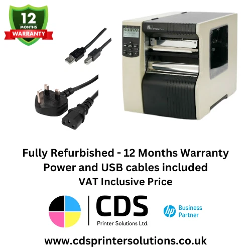 Zebra 170xi4 300dpi 6.6" Heavy Duty Industrial Thermal Label Printer & Rewinder - Image 1 of 4