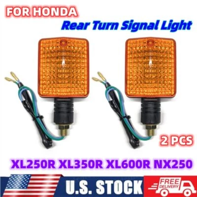 Luz intermitente indicadores de señal de giro 2 piezas para Honda XR650L XR250L 1993-2020 Foto 1 de 4