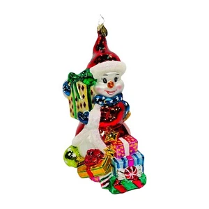 Christopher Radko Popsicle Presents Glass Christmas Ornament 8” RETIRED - Picture 1 of 11