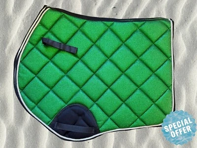 Glittery Horse English Saddle Pad - Thick Padding - Free Shipping - Imagem 1 de 3
