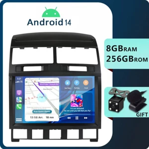 9'' Autoradio Android 14 per VW Touareg 7L 2003-2010 GPS NAVI BT Carplay 8G+256G - Foto 1 di 12
