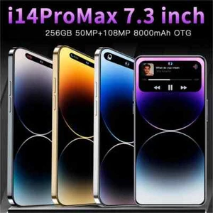Nuevo Teléfono Celular i14 Pro Max 7.3" Android 256GB 4G GSM Global Desbloqueado - Imagen 1 de 16