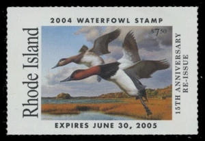 2004  Rhode Island State Duck Stamp Mint Never Hinged. Original Gum.   - Picture 1 of 1