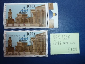 BRD 1996, Bilder aus deutschen Städten (I), Michel 1877 ** und o - Imagen 1 de 1