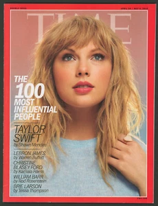 Time Magazine Taylor Swift The 100 Most Influential People April 29/May 6, 2019 - Picture 1 of 7