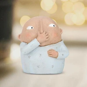 Holding Nose Bathroom Statue,Vulgar Figurine Humorous,Weird Art Resin Ornament - Picture 1 of 7