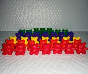 Learning Resources 48 Replacement Baby Bear Counters Primary Colors+Orange Green - Picture 1 of 2