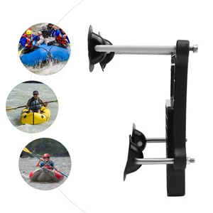 Black Kayak Outboard Motor Stand Rectangular Boat Motor Mount Racket PVC NEW - Picture 1 of 18
