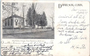 Old Trinity Church DANIELSON, Connecticut CT c1907 UDB - Postcard - Picture 1 of 2