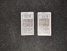  Two BC Railway Child's Tickets- Vancouver