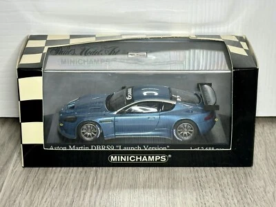 Aston Martin DBRS9 2006 Minichamps escala 1:43 versión de lanzamiento esquivo azul en caja Foto 1 de 4