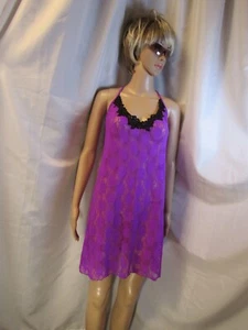 Sexy - Nighty - Lingerie - by Smart Lady - size 3X - Electric Purple- (500-29) - Picture 1 of 11