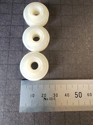 1968-1982 C3 Corvette Power Window Regulator Rebuild Rollers 3 Pcs - Image 1 of 4