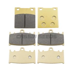 Front and rear brake pads for Suzuki GSXR250 RGV250 TV250 SG350 - Picture 1 of 4