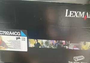 C746A4CG Original OEM Lexmark C746 Toner, Cyan Original Versiegelt - Bild 1 von 1