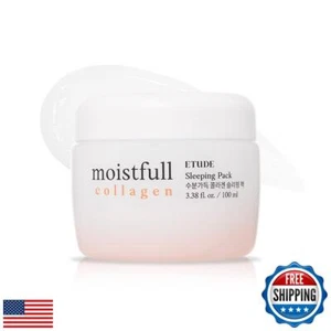 ETUDE Moistfull Collagen Sleeping Pack 100ml #22 | Moist Smooth Skin| Facial - Picture 1 of 5