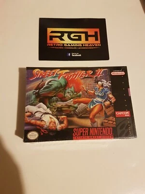 STREET FIGHTER II 2 SUPER NINTENDO USA SNES GAME NEW FACTORY SEALED 1ST PRINT - Image 1 of 4