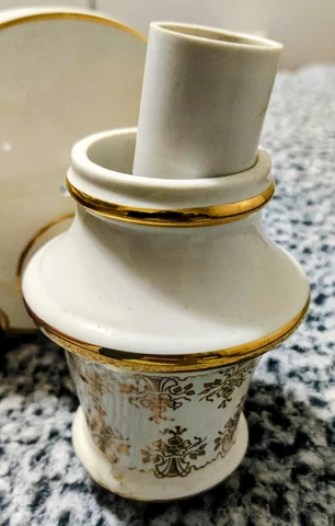 Vintage Thomas Industries Ceramic Wall Sconce Housing Light Fixture Cover