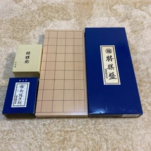 Nintendo Shogi Japanese Chess Board & Pieces Set wooden Japan New F/S - Picture 1 of 6