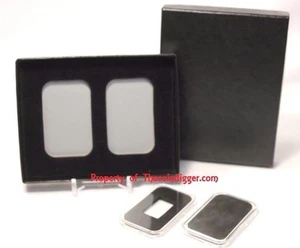 AIR-TITE Storage Box + 1oz Silver Bar Capsule Holder Insert + Display Case - Picture 1 of 3