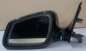 08-10 Espejo retrovisor lateral izquierdo conductor BMW 528i 535i 550i E60 negro - Imagen 1 de 8