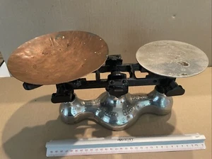 Vintage Detecto Cast Iron Balance Scale New York Jacobs Bros Inc Brothers 8 Lb - Picture 1 of 16