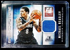 2013-14 Panini Elite Back to the Future Materials Michael Beasley Minnesota