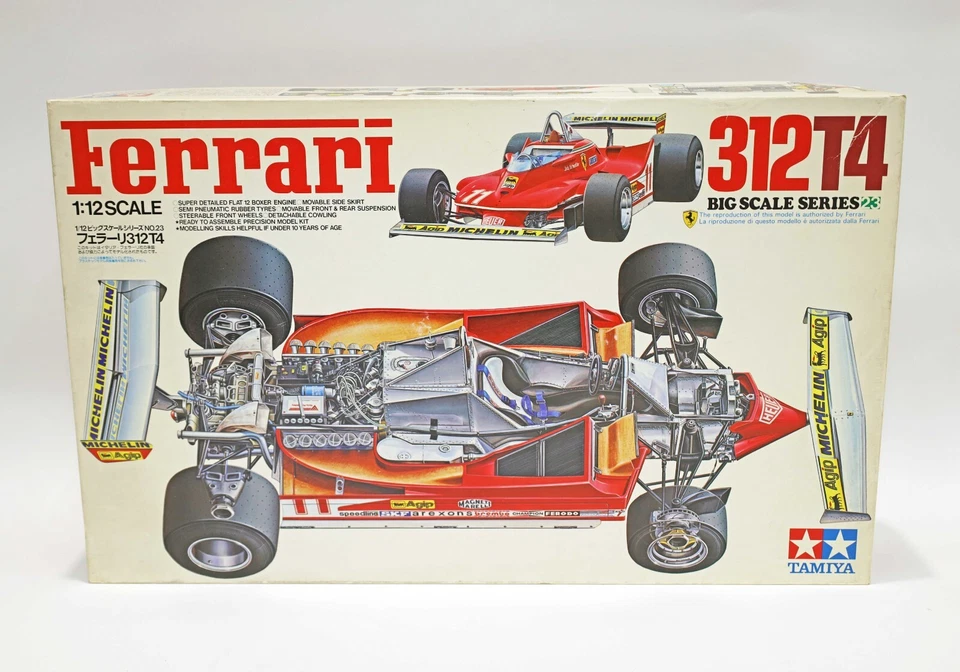 Model Kit 1/12 Big Scale Series n.23 Ferrari 312T4 Tamiya dal Giappone - Immagine 1 di 3