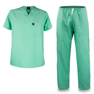 Kolossus Men's Poly Cotton Medical Scrubs Set - Picture 1 of 20