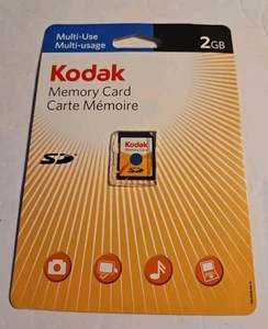 Kodak Memory SD Card 2 GB Multi-Use New 2009 - Picture 1 of 2