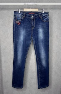 Dsquared Vintage 2 Jeans Azul Desgastado Denim Pantalones Talla 36 - Imagen 1 de 11