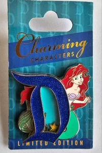 Disney Disneyland "D" Charming Characters Little Mermaid Ariel LE Pin # 119521 - Picture 1 of 1
