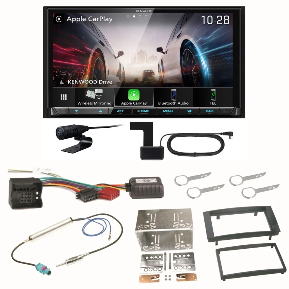 Kenwood DMX8021DABS Android Auto CarPlay Einbauset für T5 2003-2015 Multivan - Bild 1 von 1