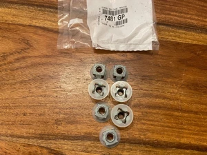 Peugeot Citroen NEW GENUINE underbody cage nuts x7 7481GP 1C2 - Picture 1 of 6