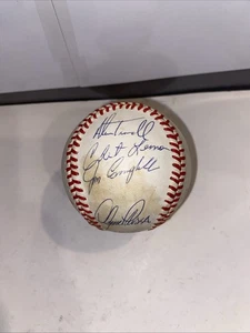 1984 Tigers Signed by 5 Lemon, Trammell, Anderson +2 Official 84 WS Ball JSA COA - Picture 1 of 7