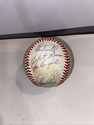 1984 Tigers Signed by 5 Lemon, Trammell, Anderson +2 Official 84 WS Ball JSA COA - Image 1 of 4