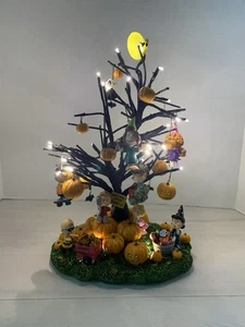 2022 Bradford Exchange It’s The Great Pumpkin Illuminated Halloween Tree - Picture 1 of 7