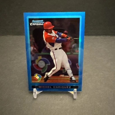 2009 Topps BOWMAN CHROME 09 WORLD BASEBALL #BCW4 Michel Enriquez 1/150 NM - Image 1 of 3