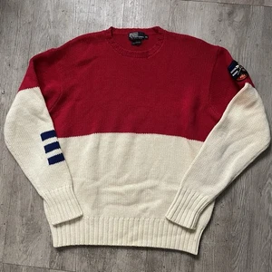 Vintage Polo Ralph Lauren Wool Suicide Ski Pullover Wolle Color Block Gr. XL selten - Bild 1 von 7