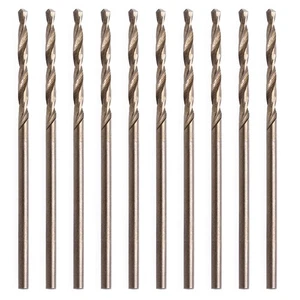 HSS Twist Drill Bits Set, 10 Pack High Speed Steel Drill Bits for Drilling Holes - Picture 1 of 8