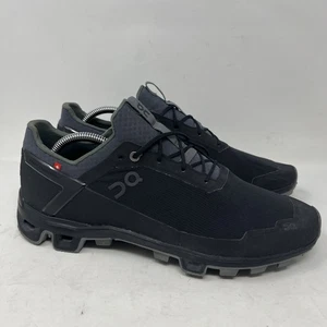 On Running Cloudventure Peak Zapatos Todo Negro Trail Running Zapatos para Hombres 10.5 - Imagen 1 de 22