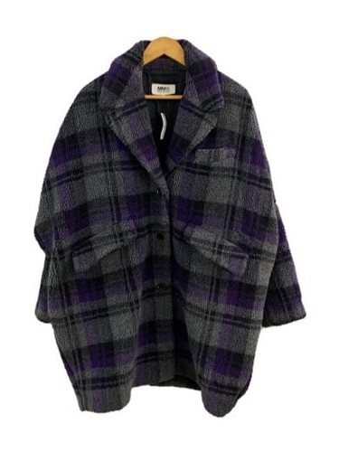 MAISON MARGIELA MM6 2019aw Giacca in pile 38 Poliestere BLK Check s52aa0070